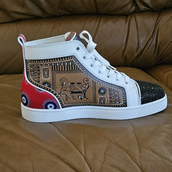 New Men's Christian Louboutin NO LIMIT GREEK High-End Luxury Shoes Sz 7.5 US - Picture 10 of 16